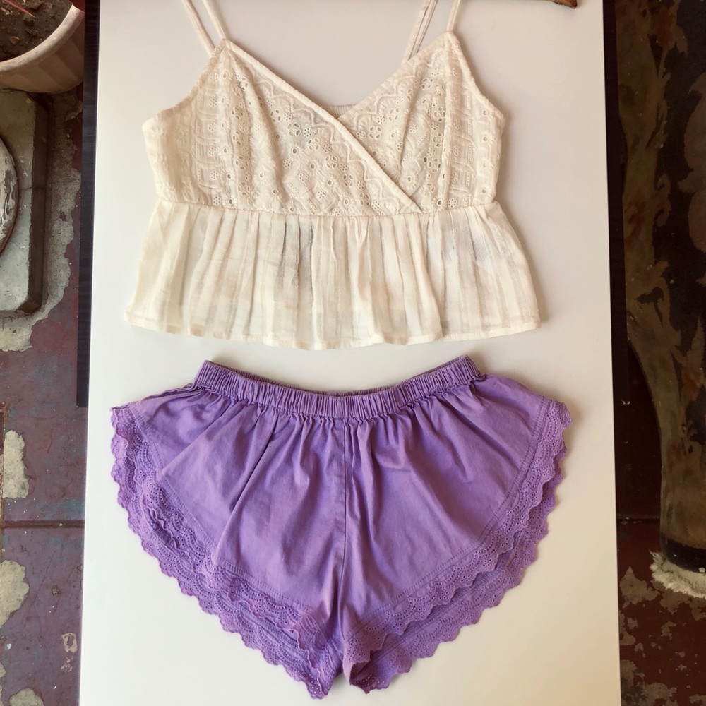 Milk the Goat Lilac Short Shorts S